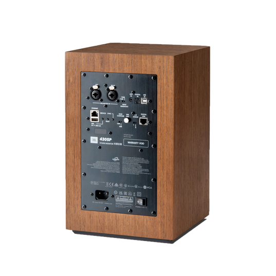 4305P Studio Monitor - Natural Walnut - Powered Bookshelf Loudspeaker System - Detailshot 7
